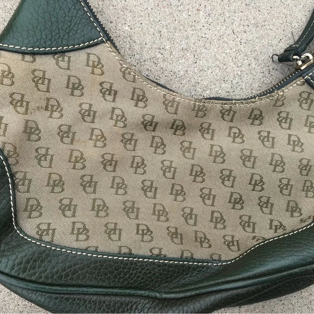 Vintage Dooney & Bourke Green Shoulder Bag